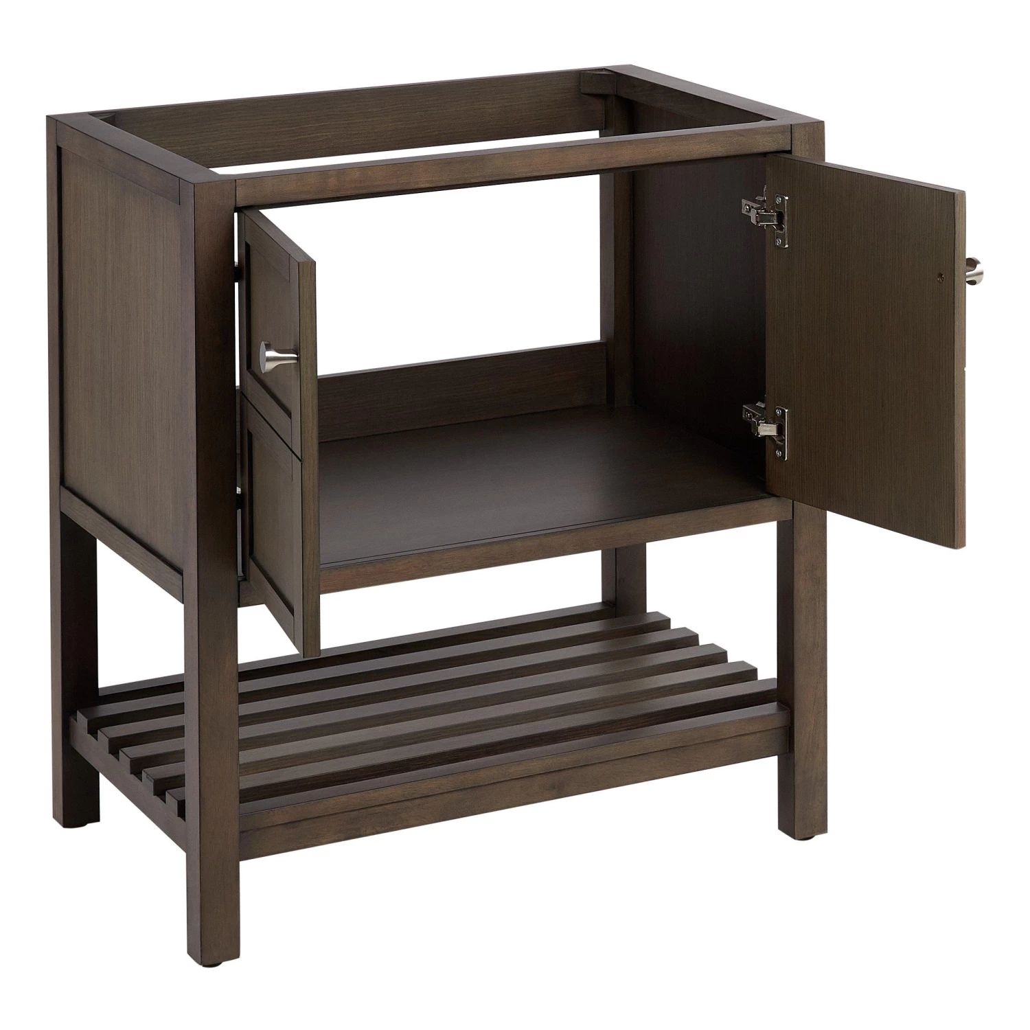 30" Olsen Console Vanity For Rectangular Undermount Sink - Ash Brown - Image 5