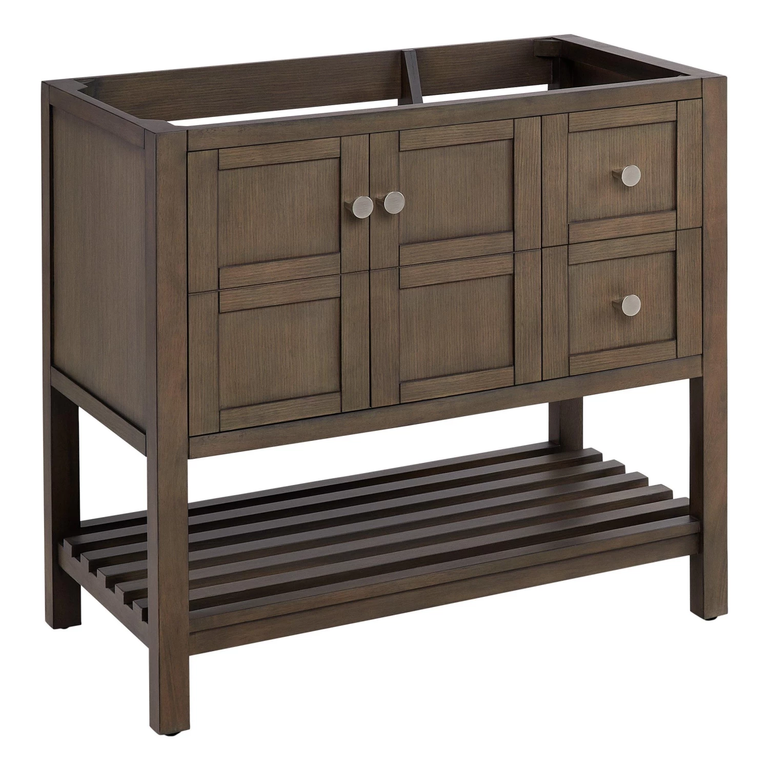 36" Olsen Console Vanity - Ash Brown - Vanity Cabinet Only