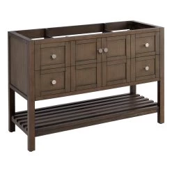 48" Olsen Console Vanity - Ash Brown - Vanity Cabinet Only