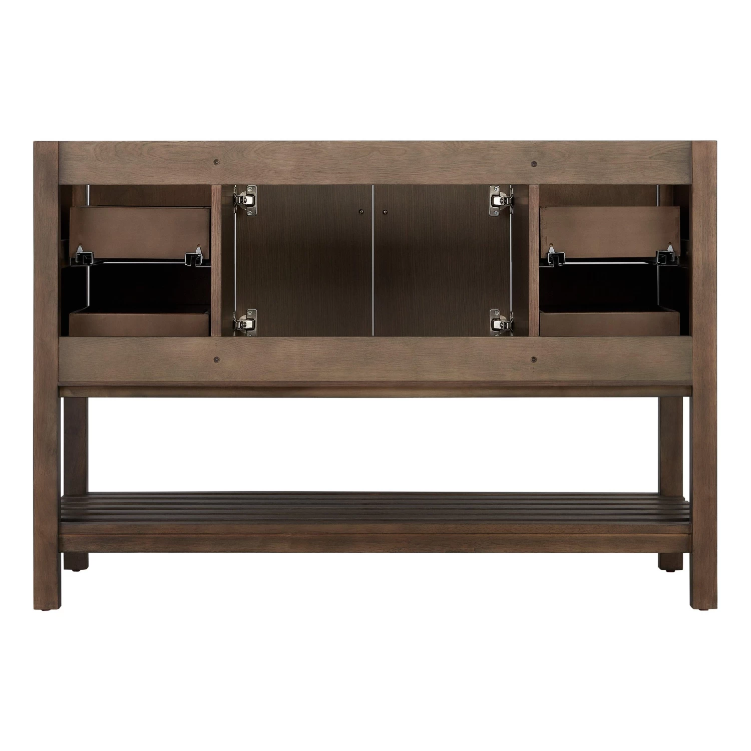 48" Olsen Console Vanity For Rectangular Undermount Sink - Ash Brown - Image 7