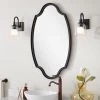 Braewood Decorative Vanity Mirror - Black Powder Coat