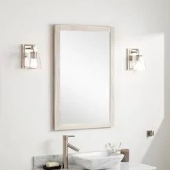 Frey Mirror - Whitewash