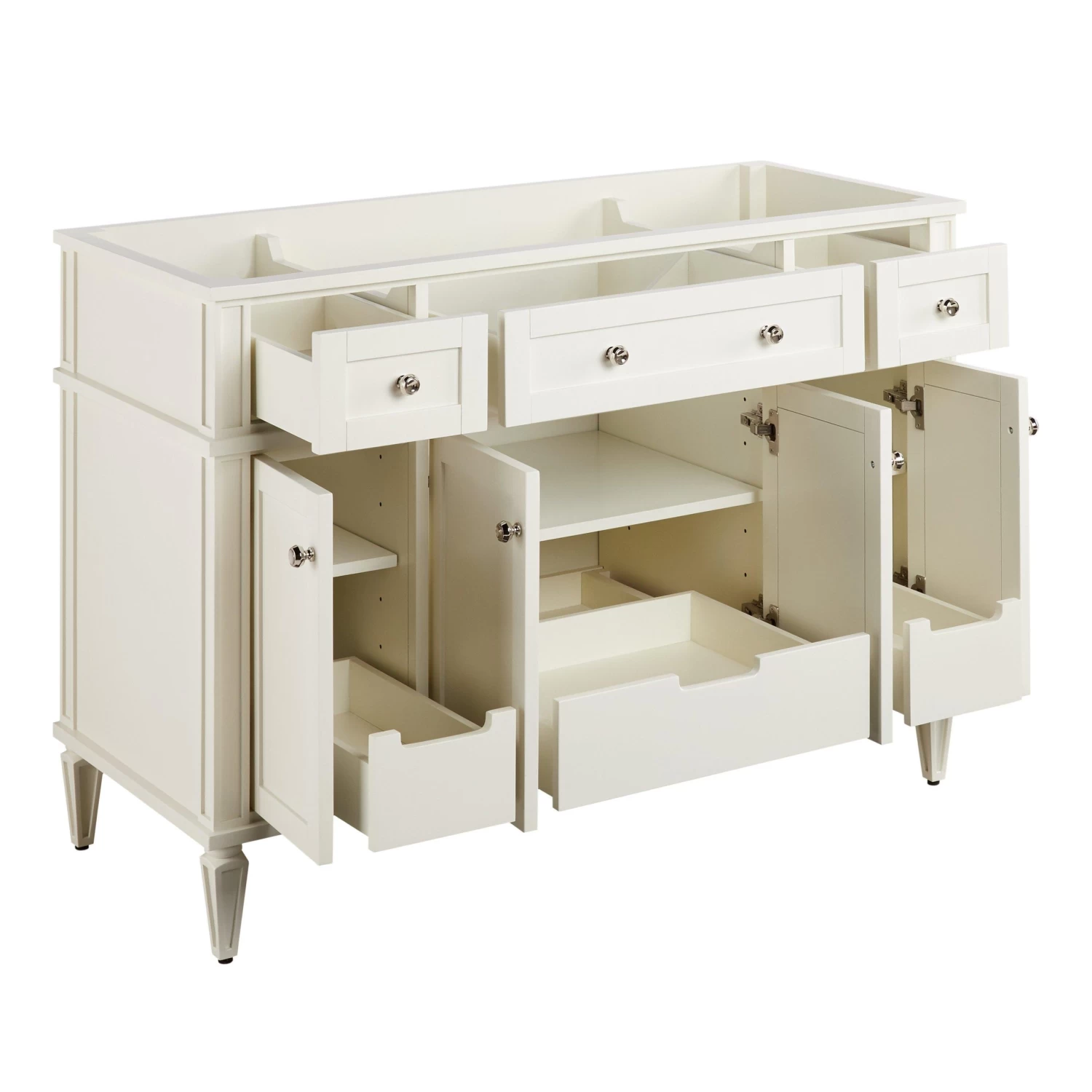 48" Elmdale Vanity For Rectangular Undermount Sink - White - Image 4