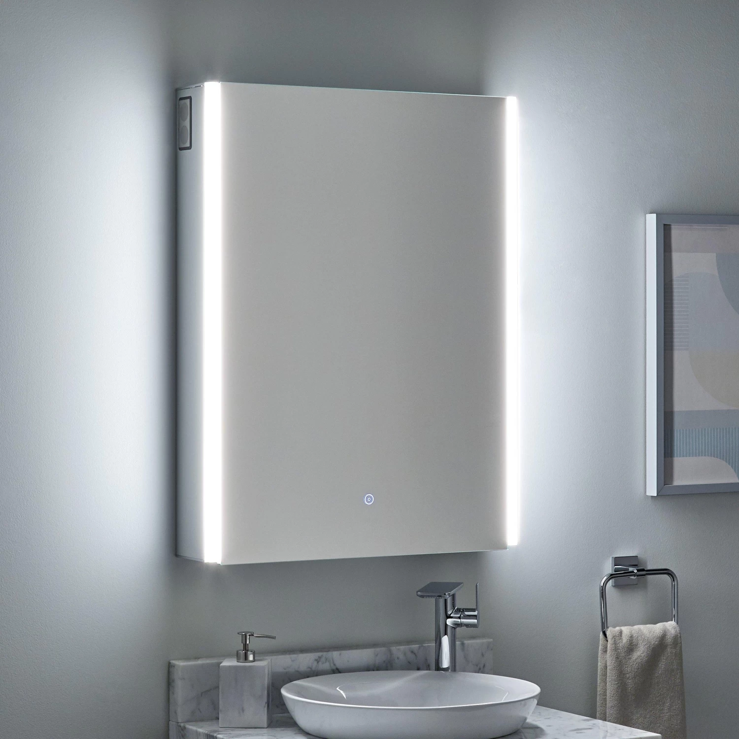 Leda Lighted Medicine Cabinet With Tunable LED And Wireless Speaker