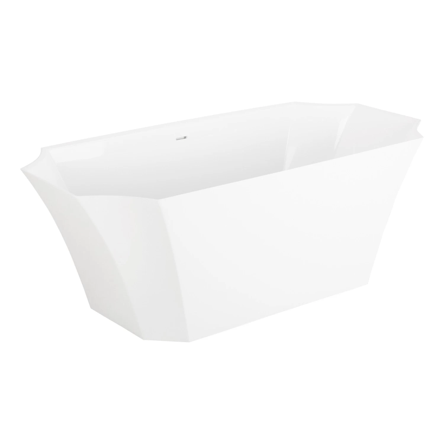 67" Rossetti Solid Surface Freestanding Tub - Image 2