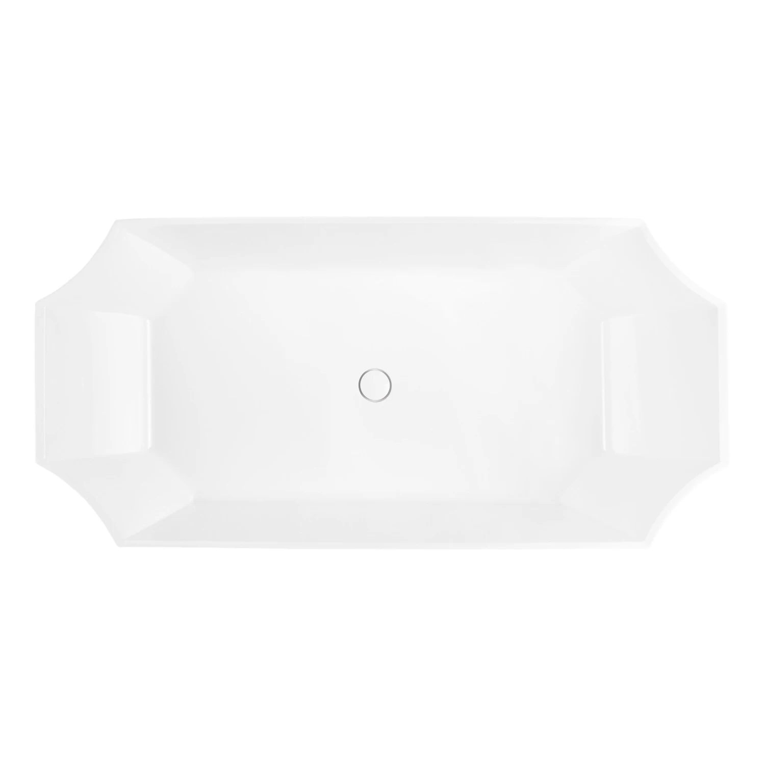67" Rossetti Solid Surface Freestanding Tub - Image 4
