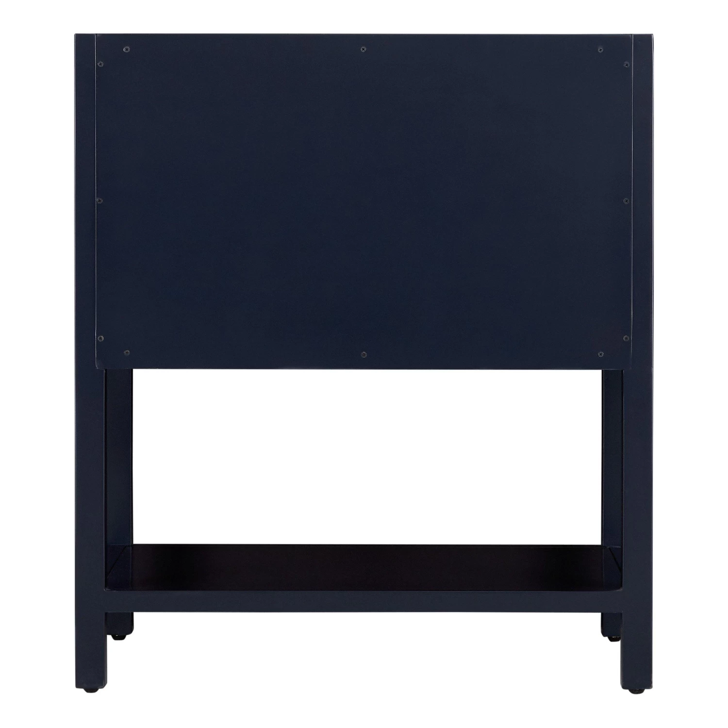 30" Robertson Console Vanity For Rectangular Undermount Sink - Midnight Navy Blue - Image 6