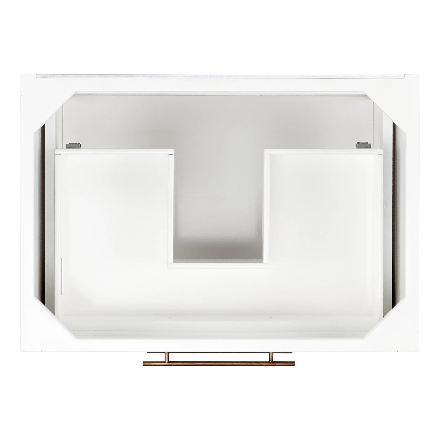 30" Robertson Console Vanity For Rectangular Undermount Sink - Bright White - Image 6