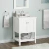 24" Olsen Console Vanity For Undermount Sink - Soft White