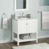 30" Olsen Console Vanity For Undermount Sink - Soft White