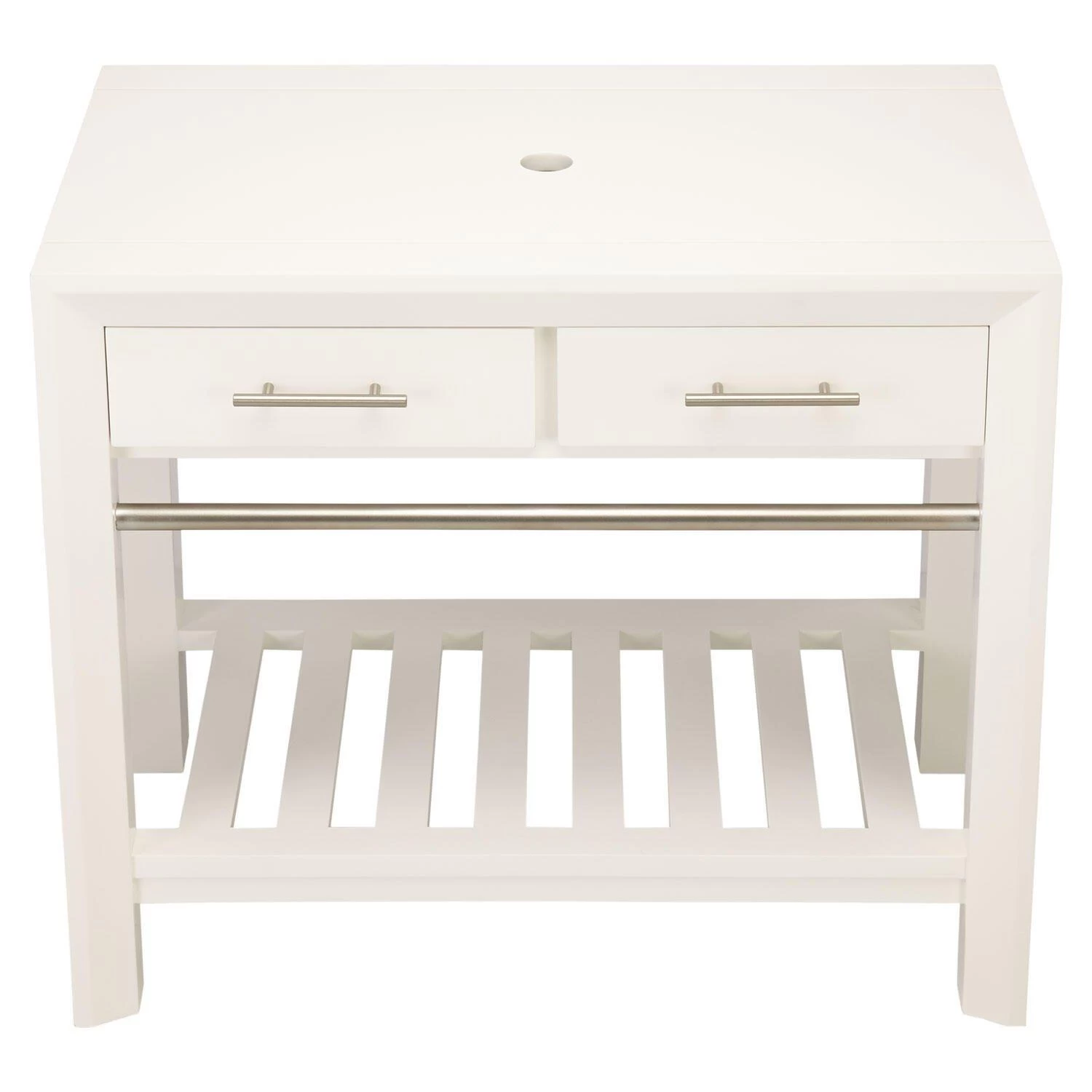 36" Verlyn Mahogany Console Vanity - White - Image 5