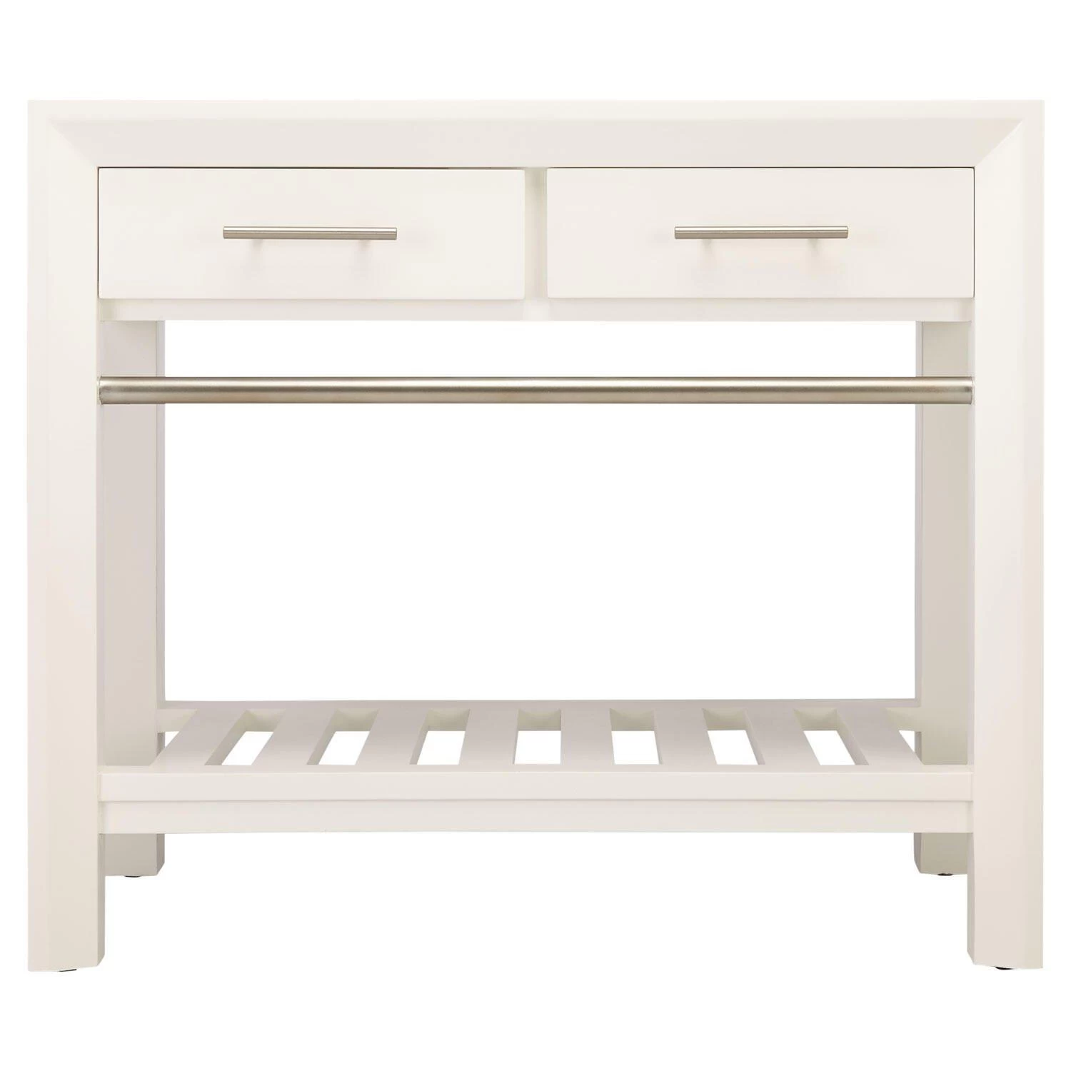 36" Verlyn Mahogany Console Vanity - White