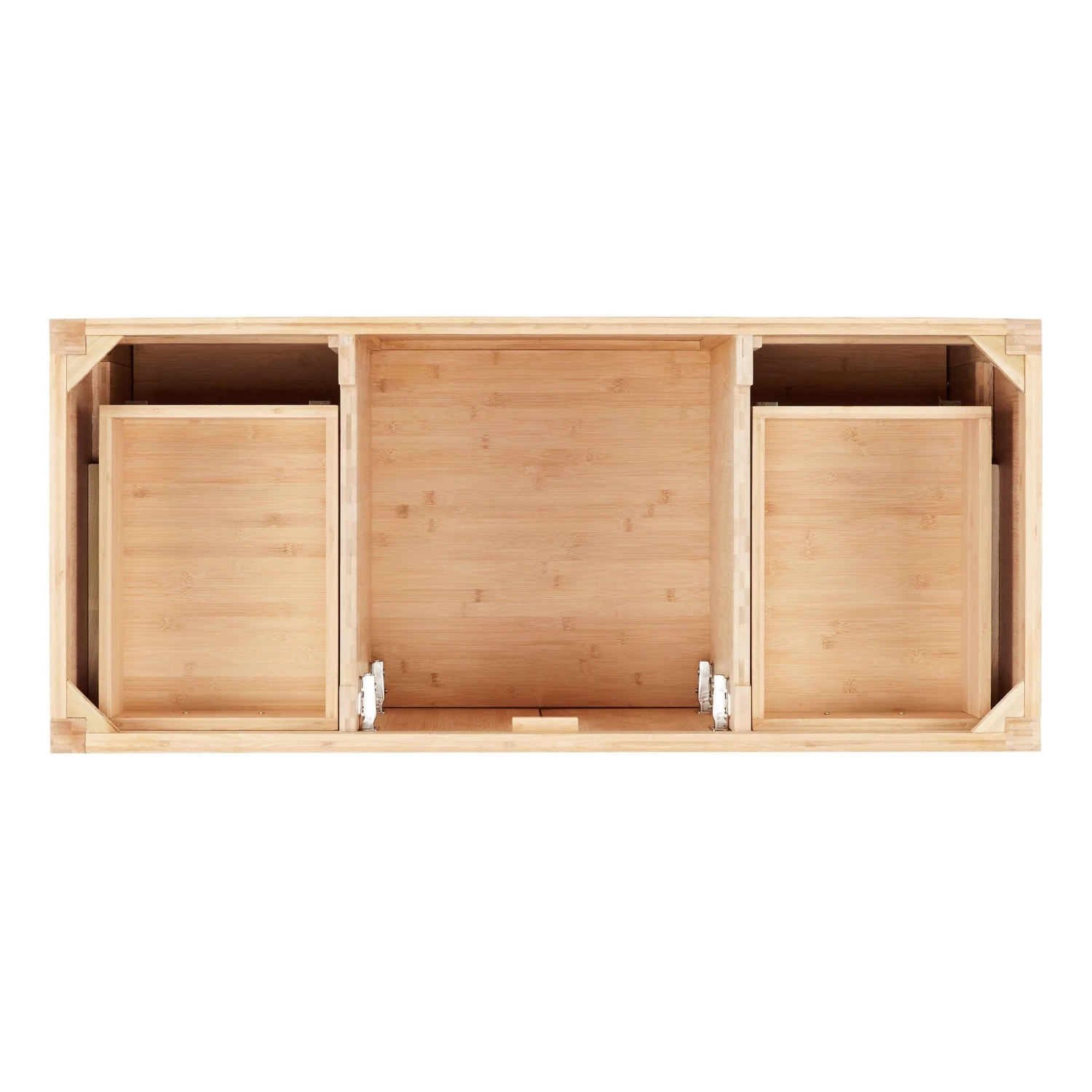 48" Burfield Bamboo Vanity - Natural Bamboo - Vanity Cabinet Only - Image 3