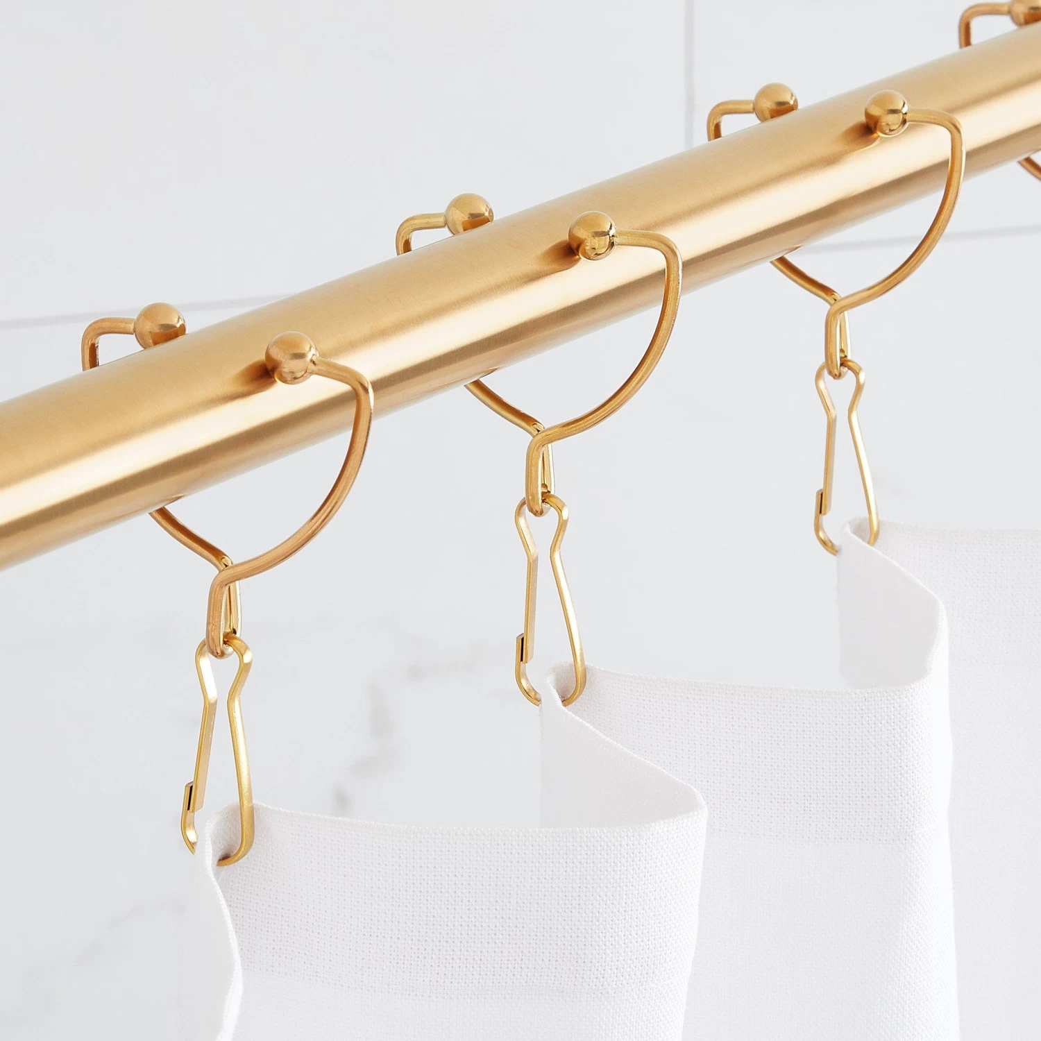 Open Shower Curtain Rings