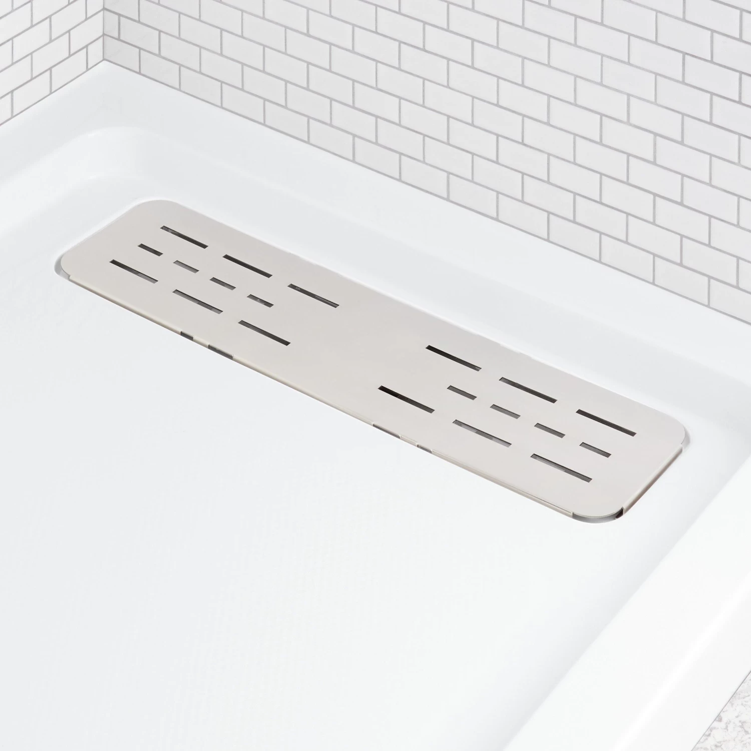 60" Palmhurst Shower Tray With Linear Drain - Right Hand - Image 4