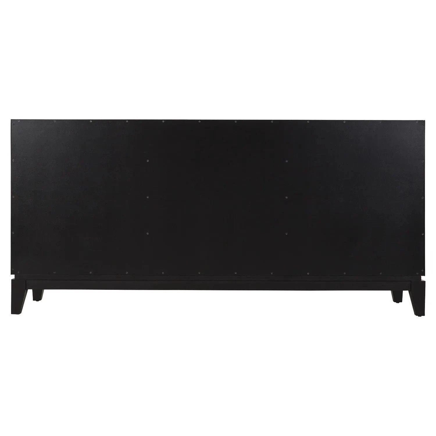 72" Talyn Mahogany Double Vanity For Undermount Sinks - Black - Image 4