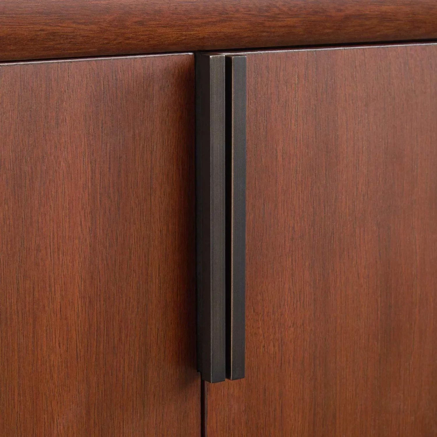 72" Talyn Mahogany Double Vanity - Light Walnut - Vanity Cabinet Only - Image 5