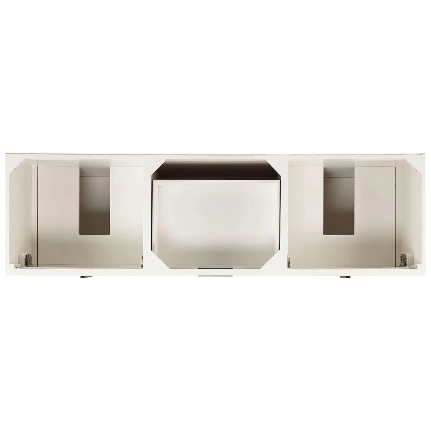 72" Talyn Mahogany Double Vanity For Rectangular Undermount Sinks - Soft White - Image 5