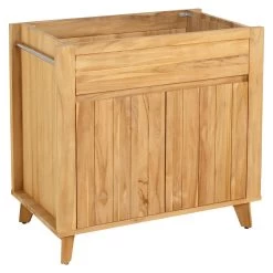 36" Antioch Teak Vanity - Natural Teak - Vanity Cabinet Only