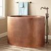 48" Raksha Hammered Copper Japanese Soaking Tub