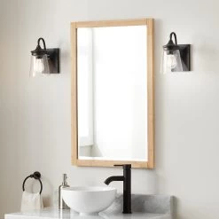 Burfield Bamboo Vanity Mirror - Natural Bamboo