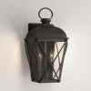 20" Fair Avenue 2-Light Outdoor Entrance Wall Sconce - Black