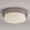 Leavells 2-Light Flush-Mount Ceiling Light - Opal Shade