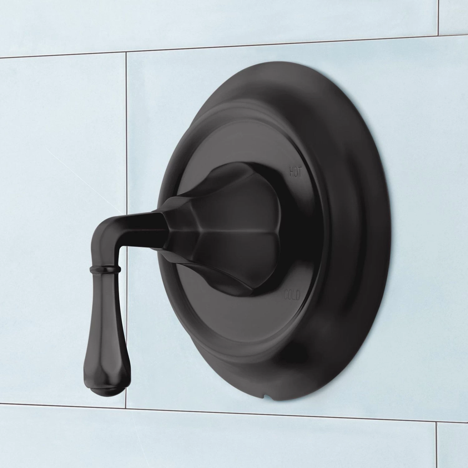 Key West Pressure Balance Tub And Shower System - Matte Black - Image 3