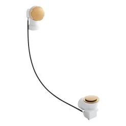 PVC Cable Drain & Overflow For 17" - 22" Deep Tubs