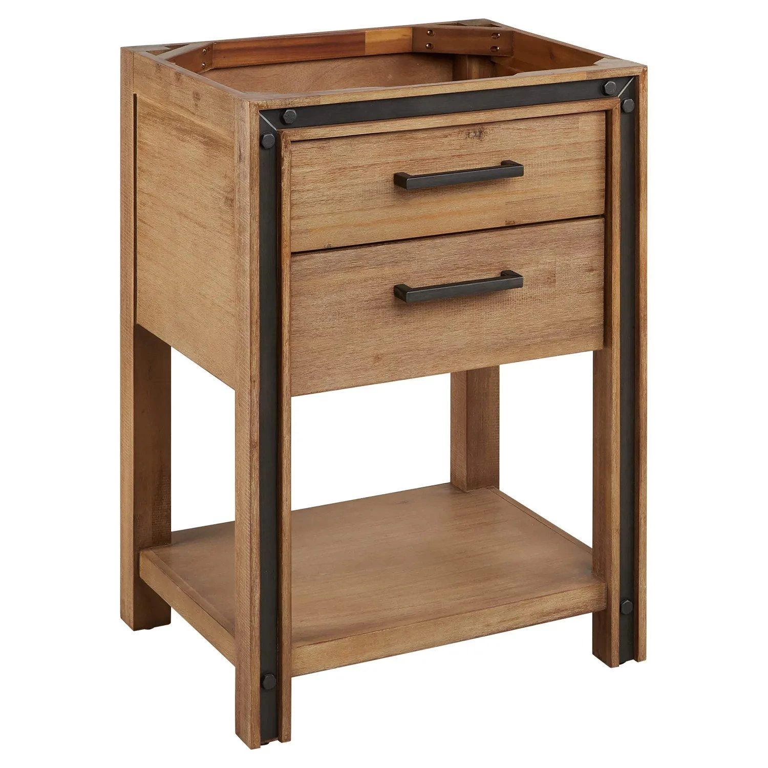 24" Celebration Console Vanity For Rectangular Undermount Sink - Rustic Acacia - Image 2