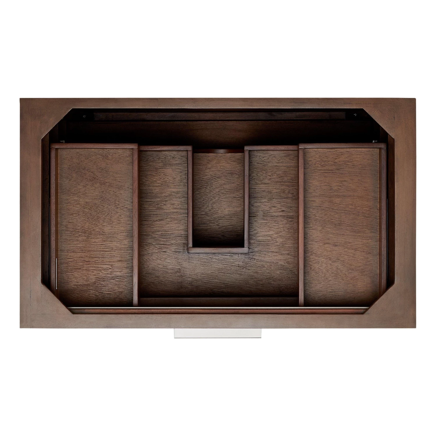 36" Hytes Mahogany Vanity With Rectangular Undermount Sink - Carob Brown - Image 7