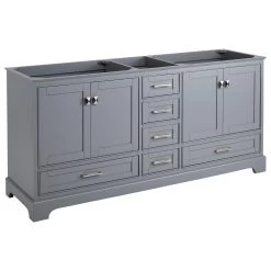 72" Quen Vanity - Gray - Vanity Cabinet Only
