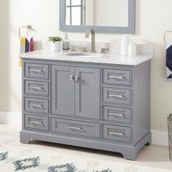 48" Quen Vanity With Undermount Sink - Gray