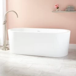 67" Arya Acrylic Freestanding Tub