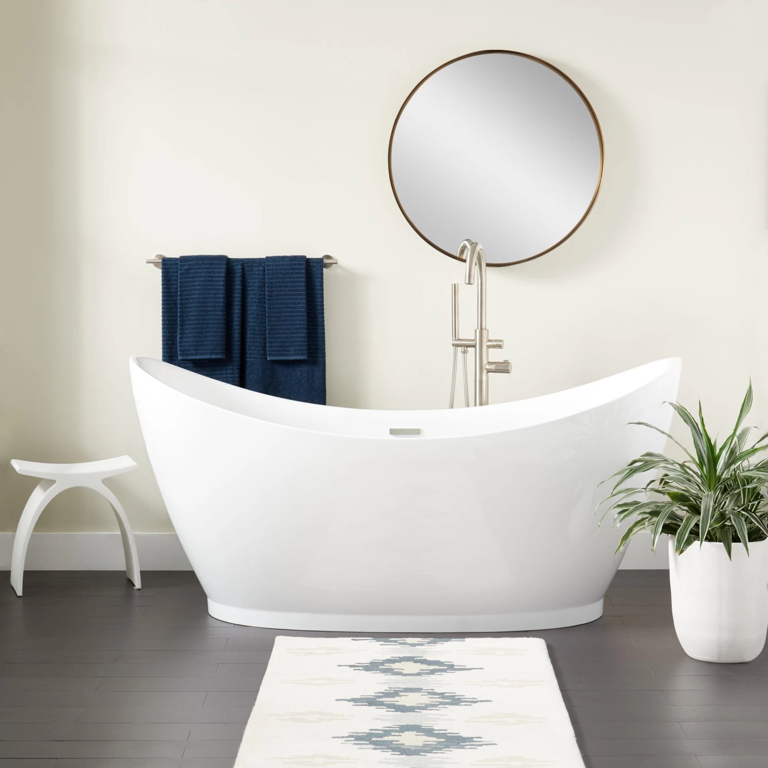 69" Torben Acrylic Freestanding Tub