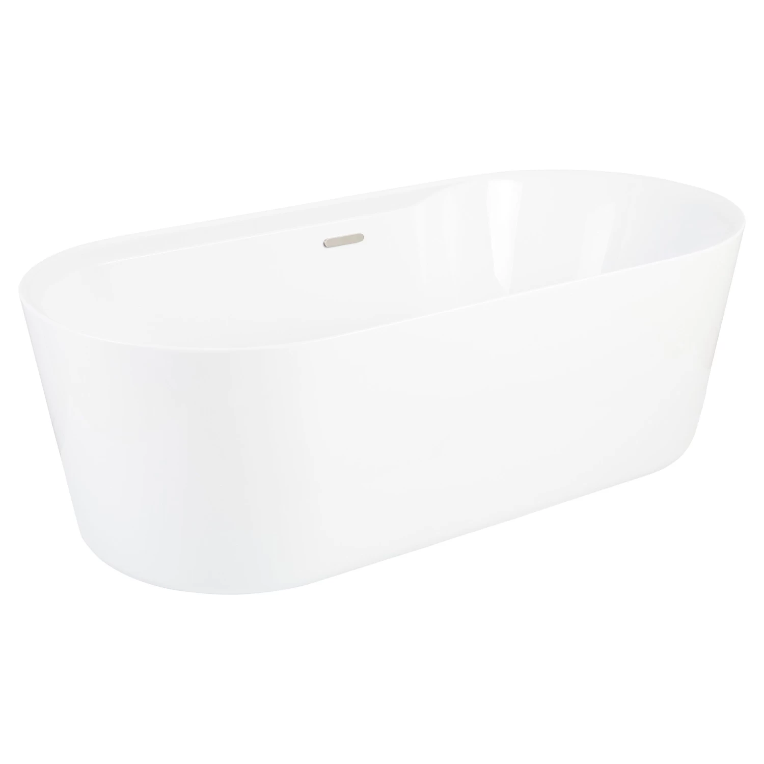 70" Ashington Acrylic Freestanding Tub - Tap Deck Left - Image 2