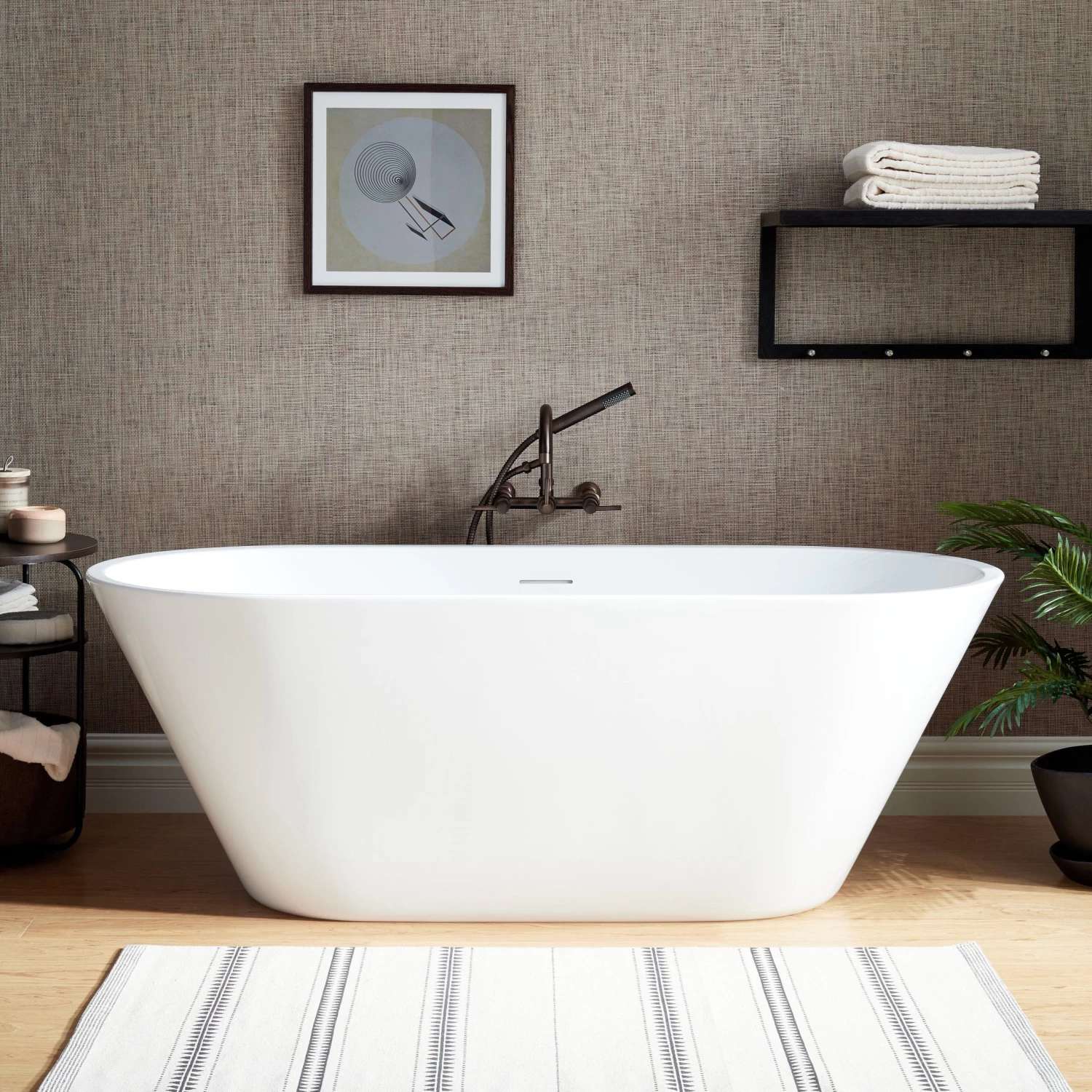 62" Danae Acrylic Freestanding Tub