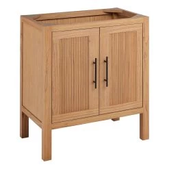 30" Ayanna Vanity - Natural Mindi - Vanity Cabinet Only
