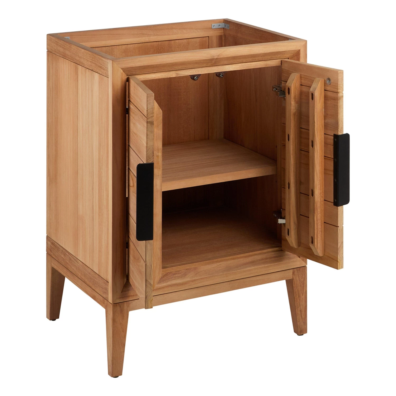 24" Aliso Teak Vanity - Natural Teak - Vanity Cabinet Only - Image 2