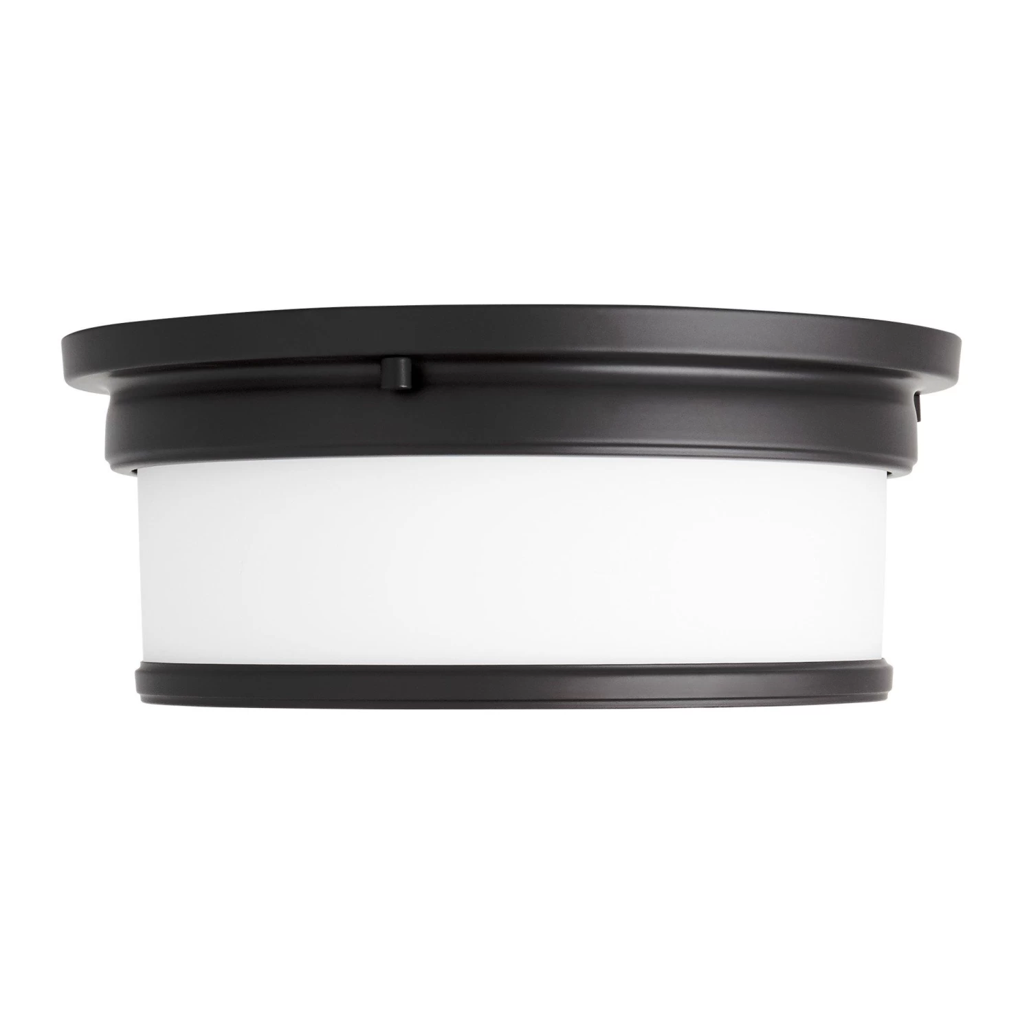 12" Summerlake 2-Light Flush-Mount Ceiling Light - Opal Shade - Image 5