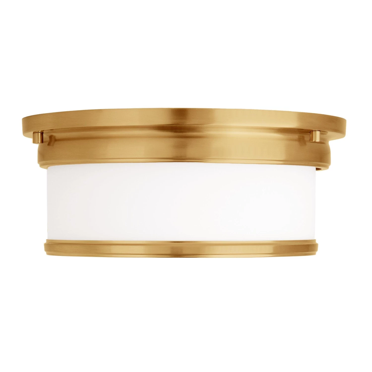 12" Summerlake 2-Light Flush-Mount Ceiling Light - Opal Shade - Image 3