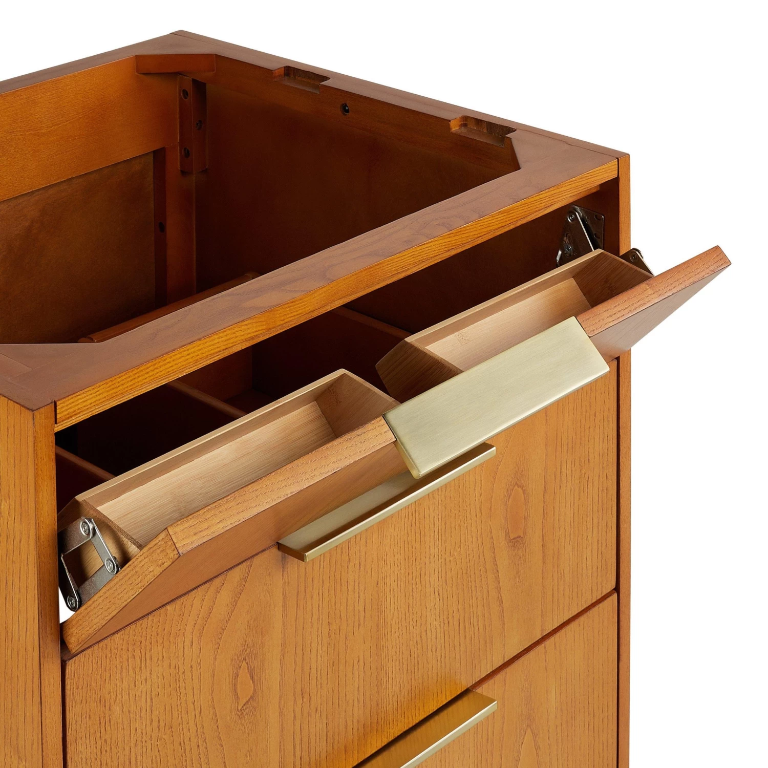 24" Dita Wall-Mount Vanity - Honey Oak - Vanity Cabinet Only - Image 7