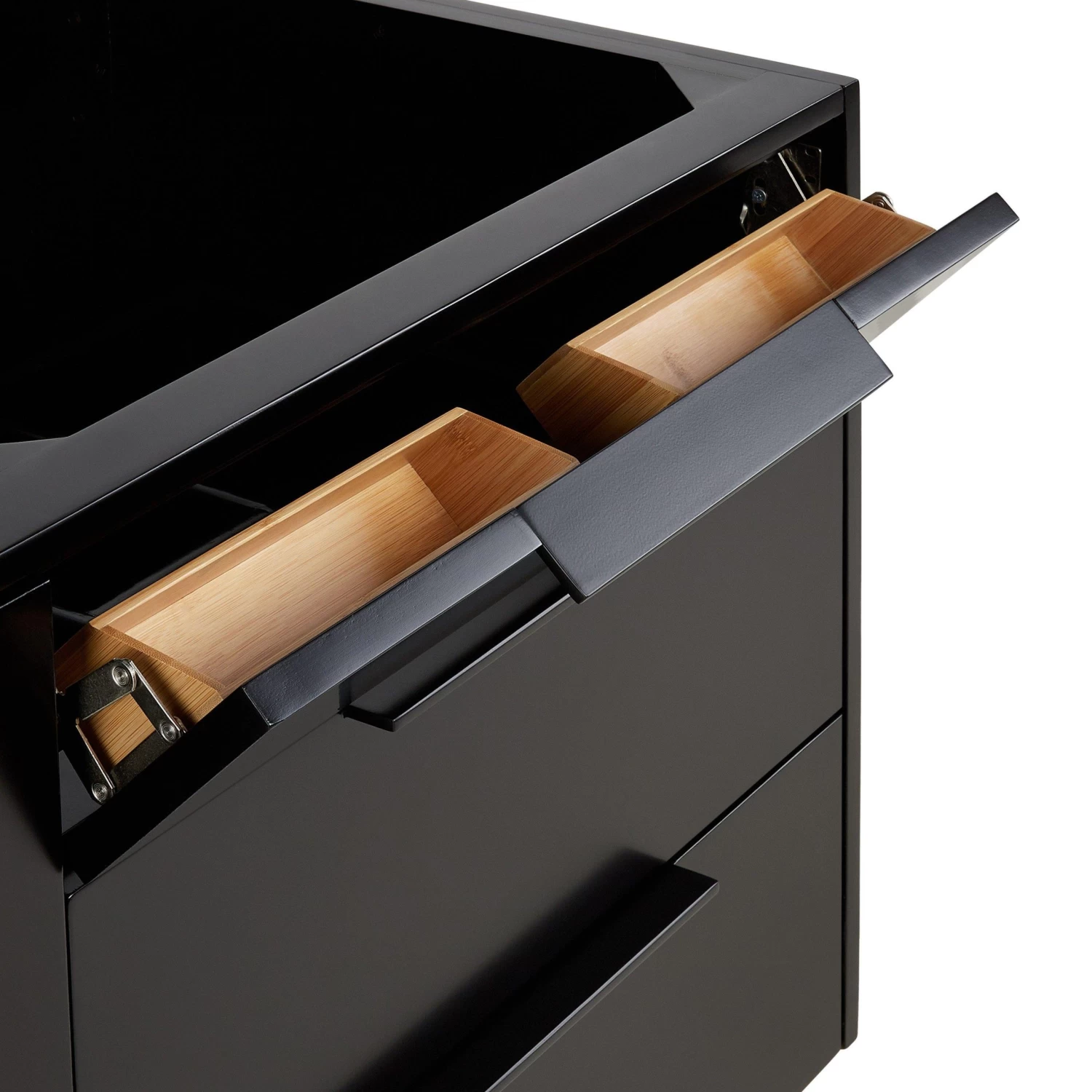 36" Dita Wall-Mount Vanity - Black - Vanity Cabinet Only - Image 7