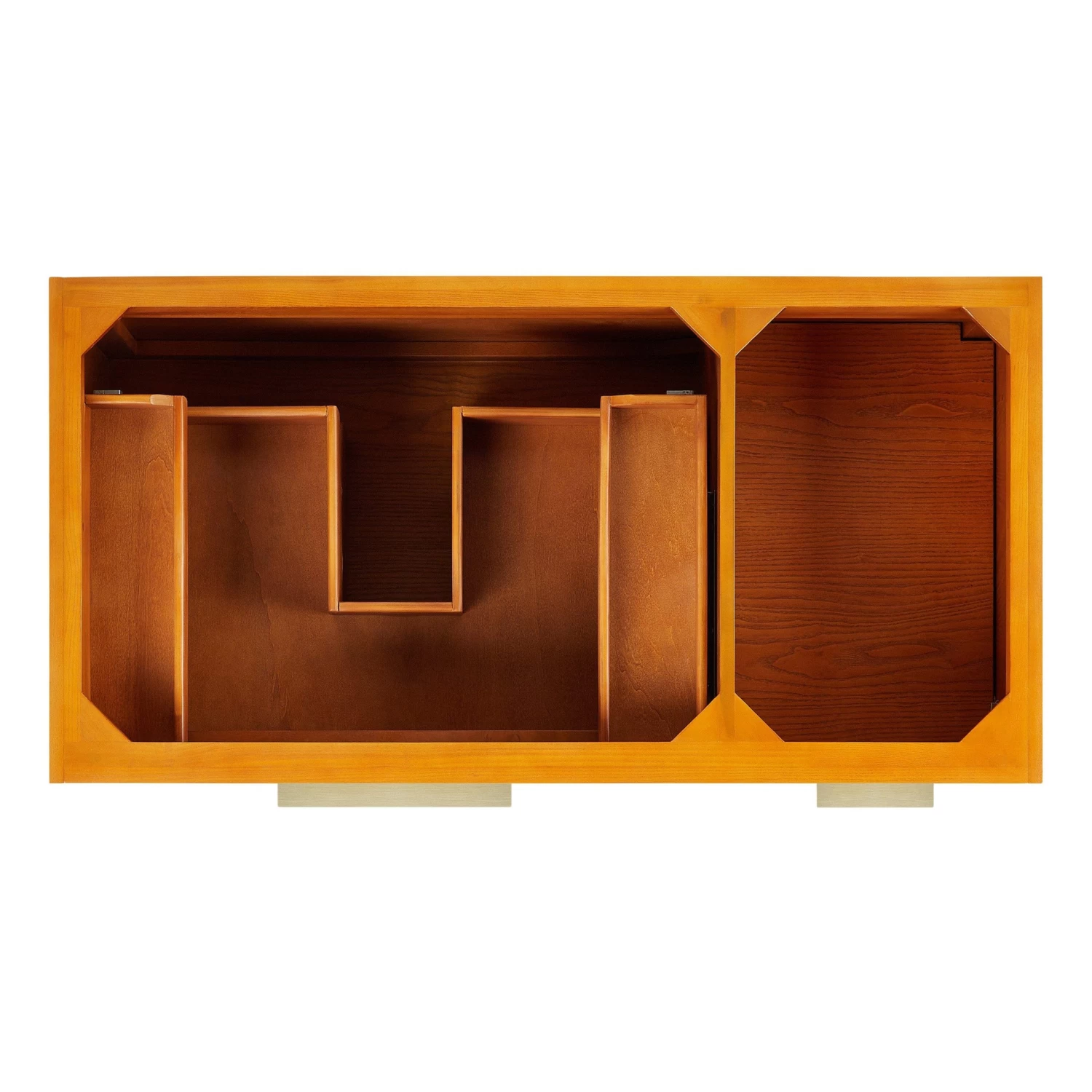 42" Dita Wall-Mount Vanity - Honey Oak - Vanity Cabinet Only - Image 4