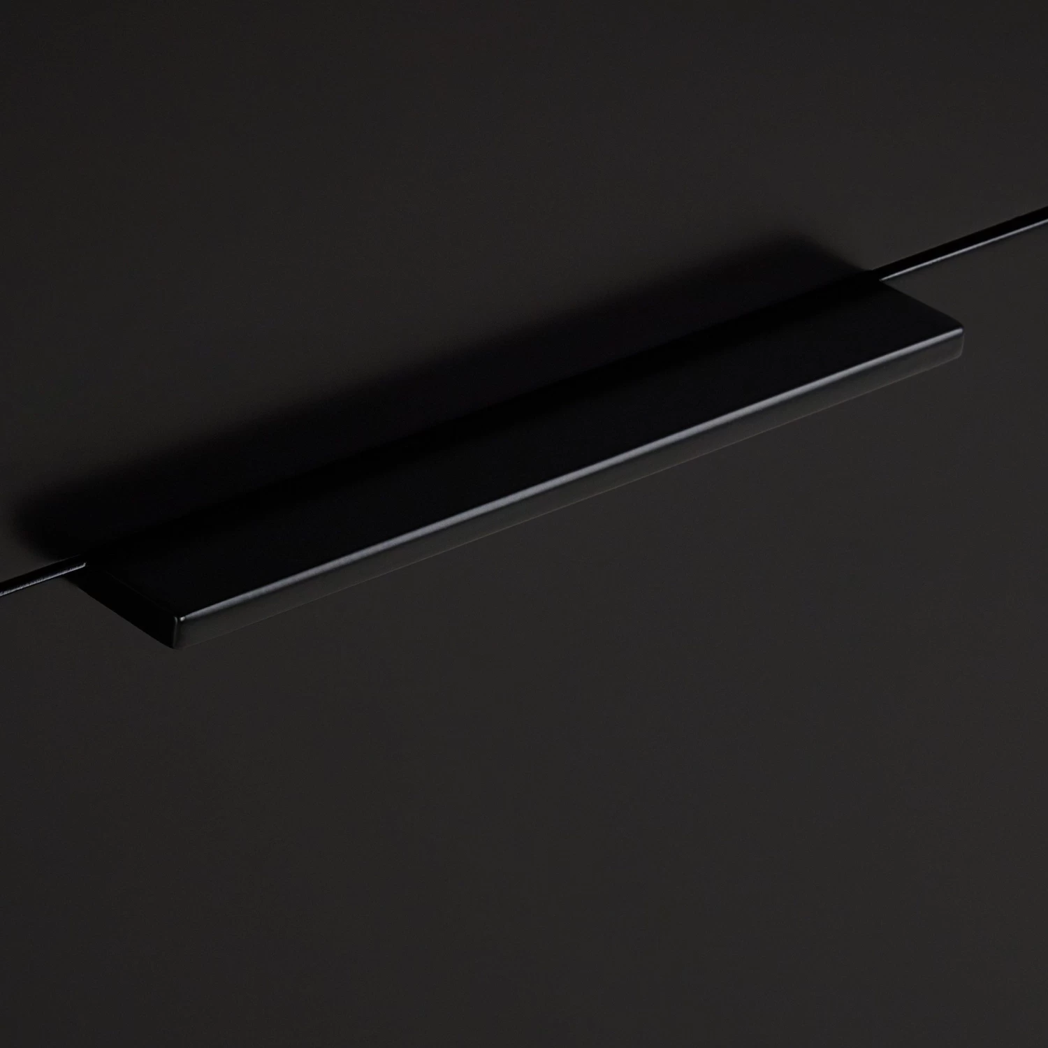 48" Dita Wall-Mount Vanity - Black - Vanity Cabinet Only - Image 5