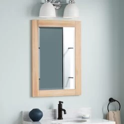 Fallbrook Vanity Mirror - Driftwood Brown