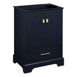 24" Quen Vanity - Midnight Navy Blue - Vanity Cabinet Only