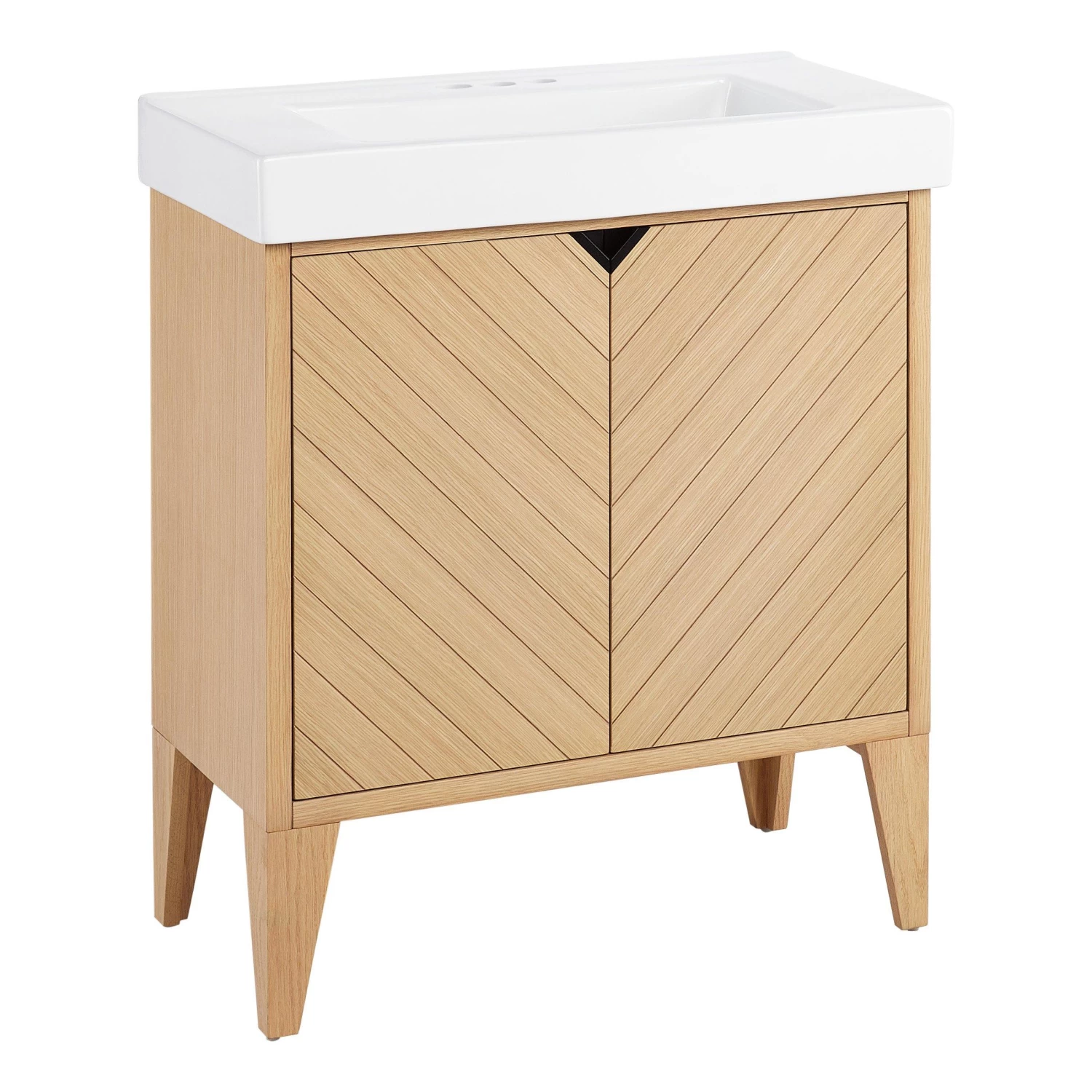 30" Fircrest Vanity With Integral Sink - Sandy Oak - Image 2