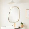 Amburgey Asymmetrical Decorative Vanity Mirror