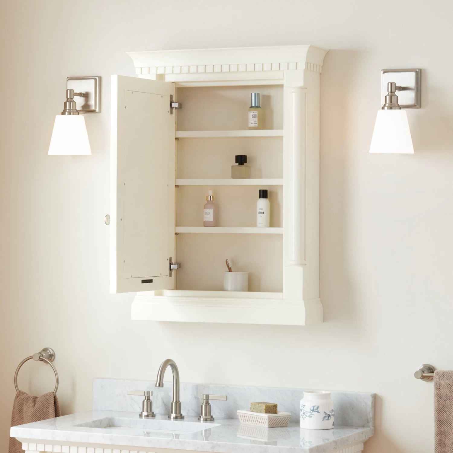 Claudia Medicine Cabinet - White - Image 2